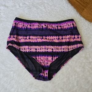 Torrid Purple/Pink Bikini Botton, Womens Sizd 0X